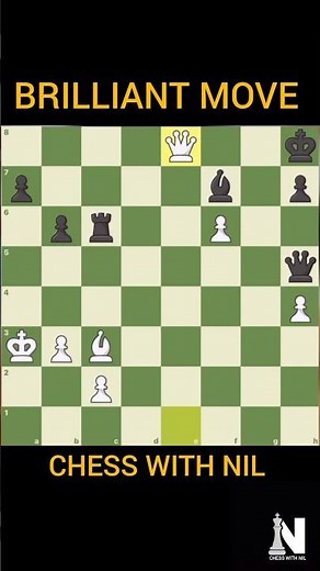 Brilliant Queen Sacrifice Leads to Forced Checkmate ♟️🔥 | Chess Genius Move! #shorts