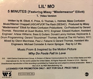 Lil' Mo Featuring Missy “Misdemeanor” Elliott - 5 Minutes