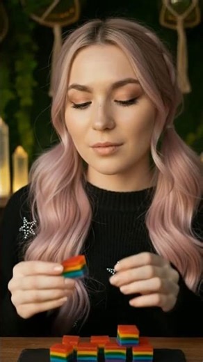 Rainbow Jelly Has a SECRET Inside?! 🌈💧#asmr #shortsfeed #rainbow