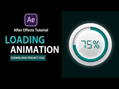 Loading Animation with Percentage Counter in After Effects - After Effects Tutorial
