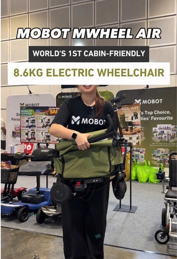 MWHEEL Air: World's First Cabin-Friendly Electric Wheelchair