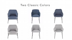 Lumisource Daniella Grey Dining Chair (Set of 2) DC-DANIELLA BKGY2