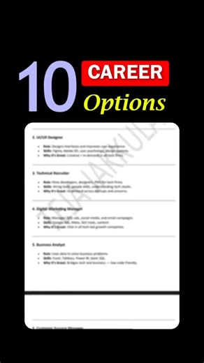 Teja Jakkula on Instagram: "👇🏻💬 Cmnt “10” [ Career Growth, Freshers, IT Jobs, Software Careers, Engineering Students, Computer Science, Data Analyst, Data Science, Digital Marketing, Business Analyst, UI UX Designer, Coding Jobs, Job Interview Tips, Software Jobs , Career options ] #hyderabad #careeroptions #nonitjobs #softwarejobs #internships Do u want these kind of resources ❓"