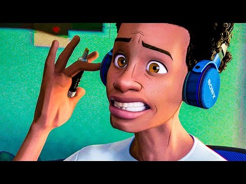 Miles sings Post Malone Scene - Spider-Man: Into the Spider-Verse (2018) Movie Clip