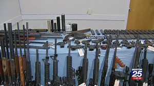 Police seize over 40 firearms, thousands of ammo rounds and silencers from home