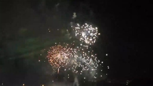 Filmed from the carpark of St John's Church, sadly I missed the beginning. But it was a good fireworks display. | Spotted Torquay