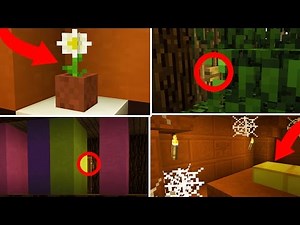 FIND THE HIDDEN MINECRAFT BUTTON!