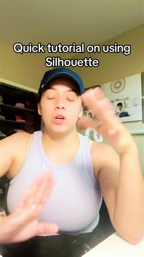 Quick tutorial on Silhouette #smallbusiness #tutorial #fy #creatorsearchinsights #sidehustle #moneytok #fypシ #nogatekeeping