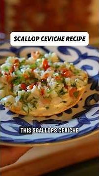 Scallop Ceviche Recipe #ceviche #seafood #recipe #recetas