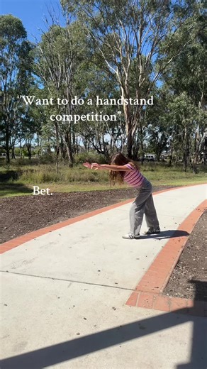 Handstand competition #gymnasticschallenge #handstand