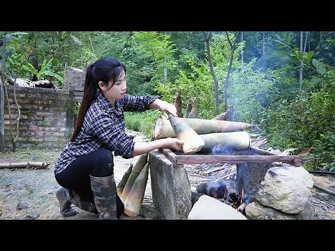 How to make traditional Vietnamese pickled bamboo shoots – fermenting and cooking
