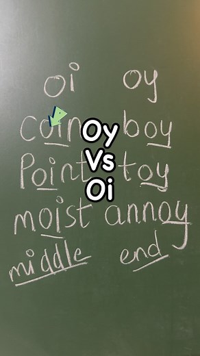 Get set go (Ramanpreet Maam) on Instagram: "☑️Oy and oi are diphthong sounds and have same pronunciation. ☑️Follow @getsetgo_preschool ☑️To ease children’s confusion we can use this quick tip but yes this mostly works for one syllable words . ☑️To learn more on syllables comment below and I will come up with a series on syllables :) #english #englishtips #parenting #homeschool"