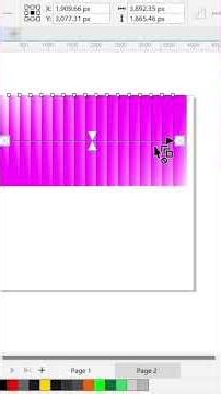 How to Create a Wavy Gradient Curtain Effect in CorelDRaw Effect#CorelDRAW #coreldrawtutorial