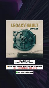 16 reactions |  Powerhouse of raw, gritty, soulful, vintage-driven textures… - 46 Exclusive Sample Packs - Over 8,000 premium sounds - 100% Royalty-Free — use in any project 論 All-in-one toolkit: Drum Breaks 論 · Sample Packs  · MIDI  · One-Shots  · Stems ️ Step up your production game — The Legacy Vault has everything you need to create hits.  | Retro Loops | Facebook