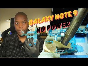Samsung Galaxy Note 9 No Power Repair . Device Won't Charge No Signs of Life .