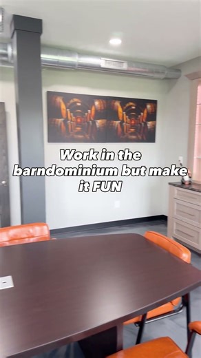 It's FUN to WORK in a Barndominium