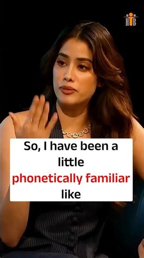 🔥 Watch Till End Janhvi Kapoor, Phonetically Means #explore #shorts #ytshorts #learnenglish