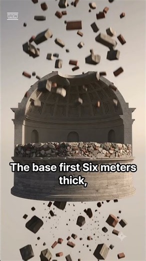 This 2,000-Year-Old Dome Would Collapse Without Its Hole. #shorts #architecture #cutaway