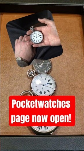 It's taken 5 years but better late than never 😂🎅. Antique and vintage pocket watches now available!