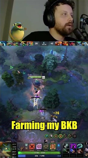 Why are they attacking a guitar playing frog 😭 #dota2 #gaming