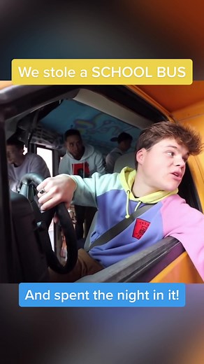 Overnight Adventure in a Stolen School Bus