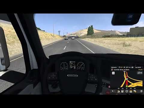 🥛 California Dry Milk Haul! Freightliner Trucking Adventure | ATS №9