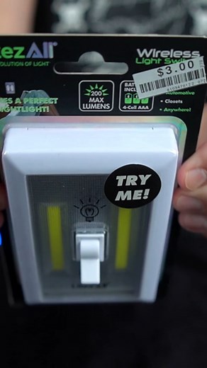 17K views · 424 reactions | At $3, the LitezAll wireless light switch offers comparable functionality to a small lamp.  | Freakin' Reviews | Facebook