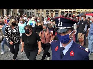 Flash Mob - Jerusalema dance challenge - Bruxelles - Grand Place 12/09/2020