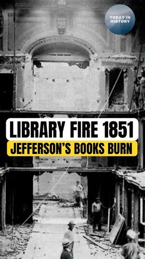 Did a Fire Destroy Most of this Library? #history #shorts