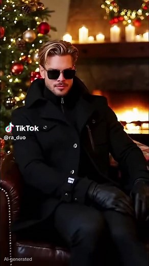 Men's Fashion Double Collar Mixed Fiber Long Coat 🧥 🔥#winter #coat #jacket #tiktokshop #mensfashion