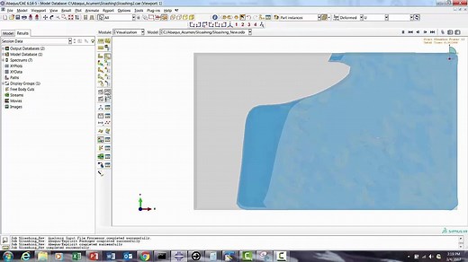 Abaqus Coupled Eulerian Lagrangian (CEL) Modelling Tutorial_ Example- Water Slos