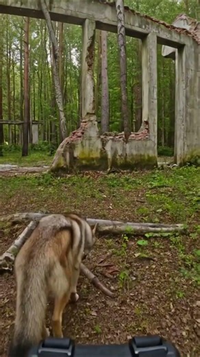 Wolf POV Finds a Hidden Bunker Hatch in the Forests of Chernobyl
