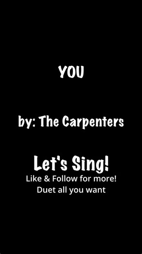 YOU #tiktokkaraoke #foryoupage #singinggaling #singalong #gimmethemic #karaokechallenge #foryoufeed #singalongkangkong #karaokewithlyricsandvoice #videokesongs #longervideos