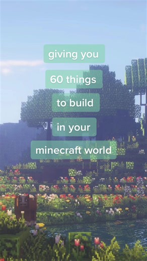 60 Things to Build in Your Minecraft World // Part 17: Overgrown Tunnel 🌱