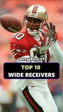 Top 10 NFL Wide Receivers of All Time #nfl #top10 #widereceiver