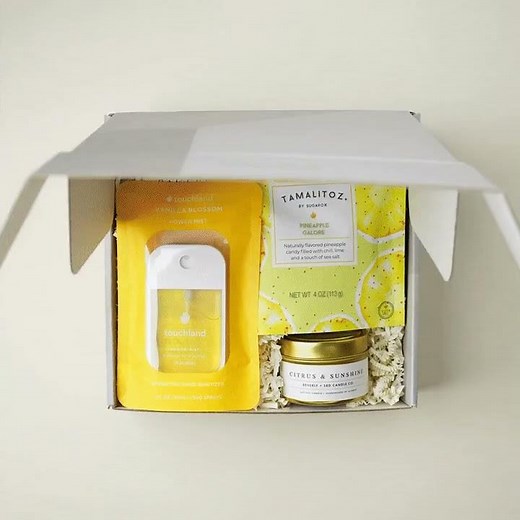 Unboxing a Custom Swag Box for Employees by Teak & Twine