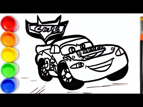 How to draw Lightning McQueen Easy Step By Step