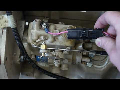 Fuel Shutoff Solenoid on the Opposed Plunger High Pressure Pump