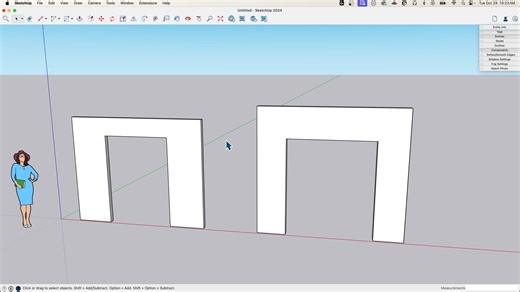 Back to the basics! Let's model a sliding door with Aaron. | SketchUp