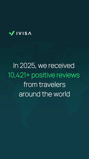 10,000 positive reviews in 2025 🤝 From eVisas, arrival cards, and visas to entry requirements, iVisa is ready to take your visa from start to approved ✈️🌍 #ivisa #visaservices #visatips #traveltips #visas