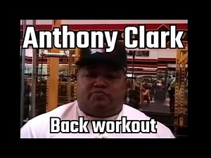 Anthony Clark Back workout