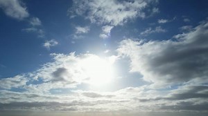 Download High angle Time Lapse Footage of Fast Moving Clouds over England UK for free