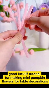 671K views · 8.6K reactions | good luck!!!! tutorial for making mini pumpkin flowers for table decorations #flower #diy #tutorial | Fresh Graduate.id | Facebook