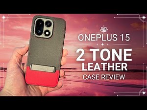 Two Tone Leather Case Review for OnePlus 15. Drop Protection & PU Leather Style