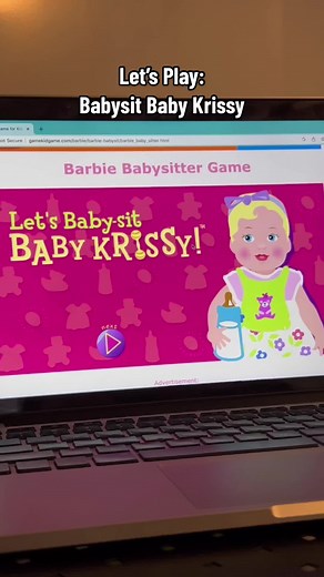 Babysit Baby Krissy: Nostalgic Barbie Game