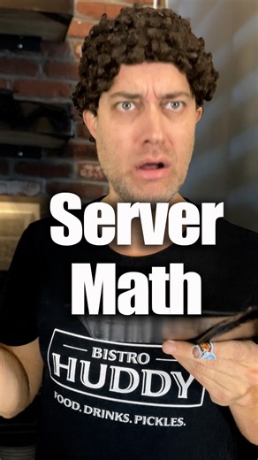 1.8M views · 116K reactions | Who do you agree with? Co-write w/ Andrea Kelley #bistrohuddy #tipping #serverlife #maths #customerservice | Drew Talbert | Facebook