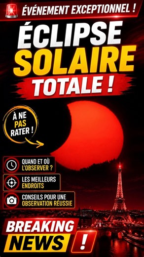 Éclipse Solaire + Perséides 2026 : Le Ciel Nous Offre Un Double Spectacle le 12 Août ! 🌑🌠