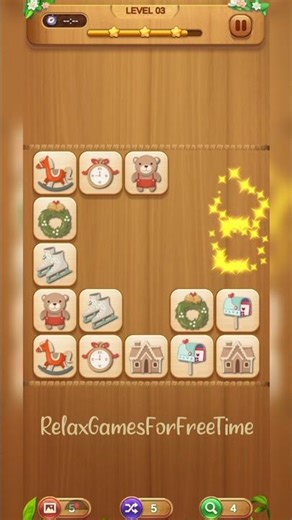 Tile Push : Tile Pair Matching - Level 3 gameplay unique link connect logic puzzle brain game
