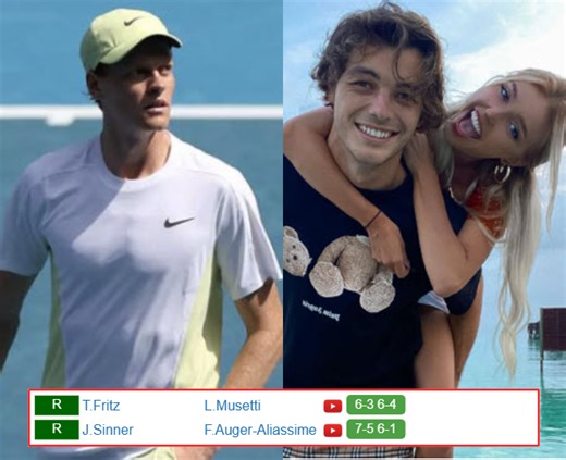 NITTO ATP FINALS RESULTS. Jannik Sinner, Taylor Fritz win, Lorenzo Musetti, Felix Auger-Aliassime lost - Tennis Tonic - News, Predictions, H2H, Live Scores, stats