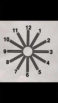 Astigmatism clock dial test #astigmatism #eyetest #eyes #vision #viral
